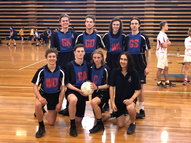 Senior Boys Netball team State CHAMPIONS