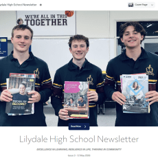 Lilydale High School Newsletter – Issue 3 Lilydale High School Newsletter – Issue 3